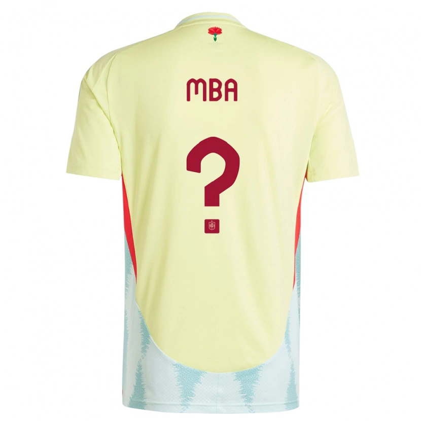 Danxen Damen Spanien Ruslan Mba #0 Gelb Auswärtstrikot Trikot 24-26 T-Shirt