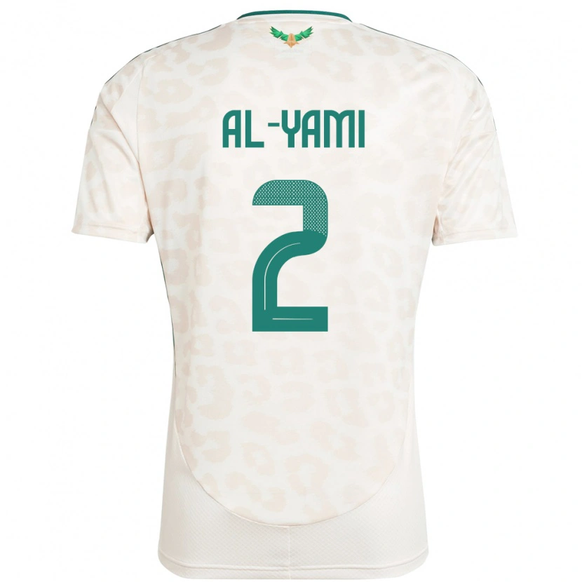Danxen Damen Saudi-Arabien Marwan Al-Yami #2 Weiß Auswärtstrikot Trikot 24-26 T-Shirt