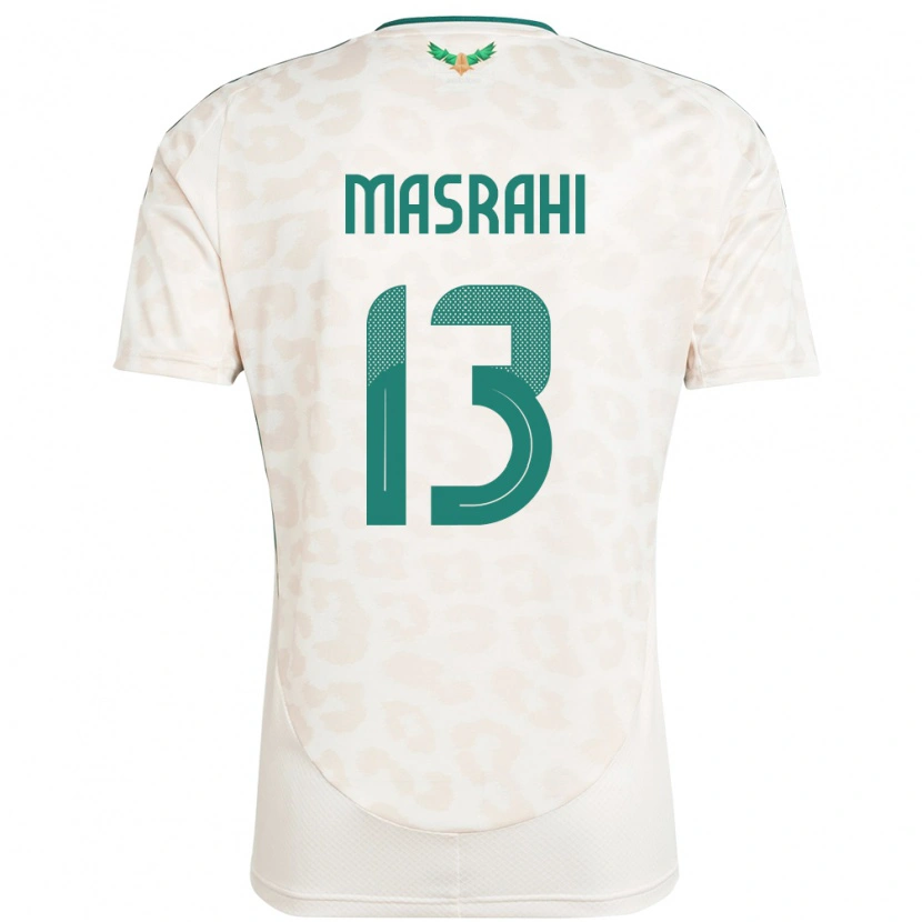 Danxen Damen Saudi-Arabien Mubarak Masrahi #13 Weiß Auswärtstrikot Trikot 24-26 T-Shirt
