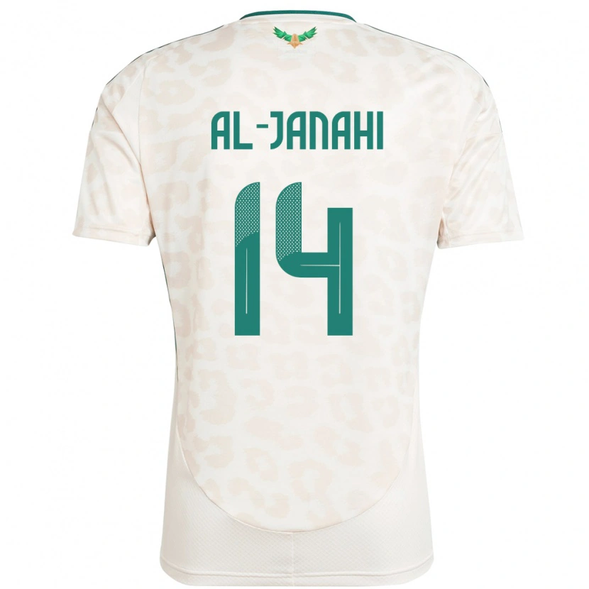 Danxen Damen Saudi-Arabien Nawaf Al-Janahi #14 Weiß Auswärtstrikot Trikot 24-26 T-Shirt