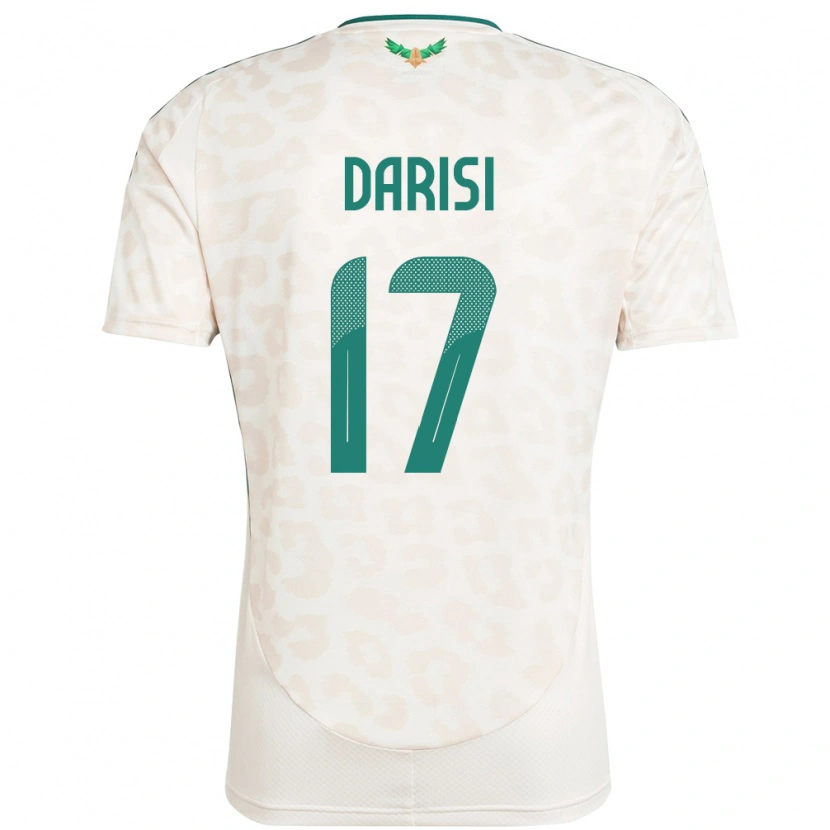 Danxen Damen Saudi-Arabien Abdulkarim Darisi #17 Weiß Auswärtstrikot Trikot 24-26 T-Shirt