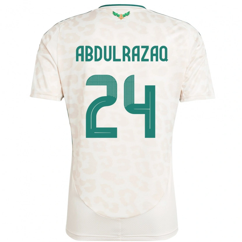 Danxen Damen Saudi-Arabien Aseel Abdulrazaq #24 Weiß Auswärtstrikot Trikot 24-26 T-Shirt