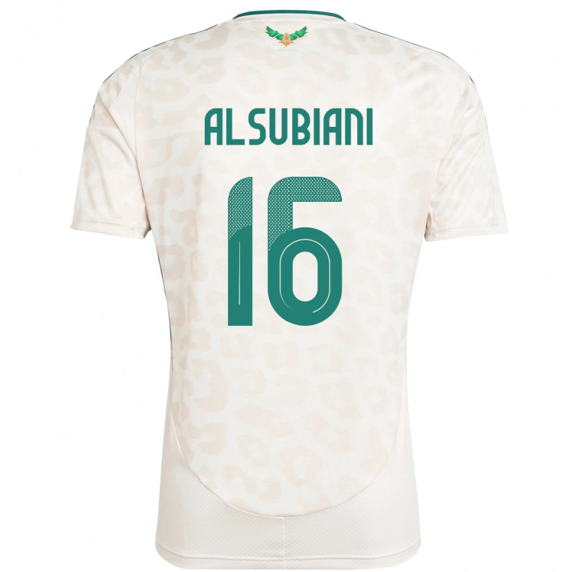 Danxen Damen Saudi-Arabien Faisal Alsubiani #16 Weiß Auswärtstrikot Trikot 24-26 T-Shirt