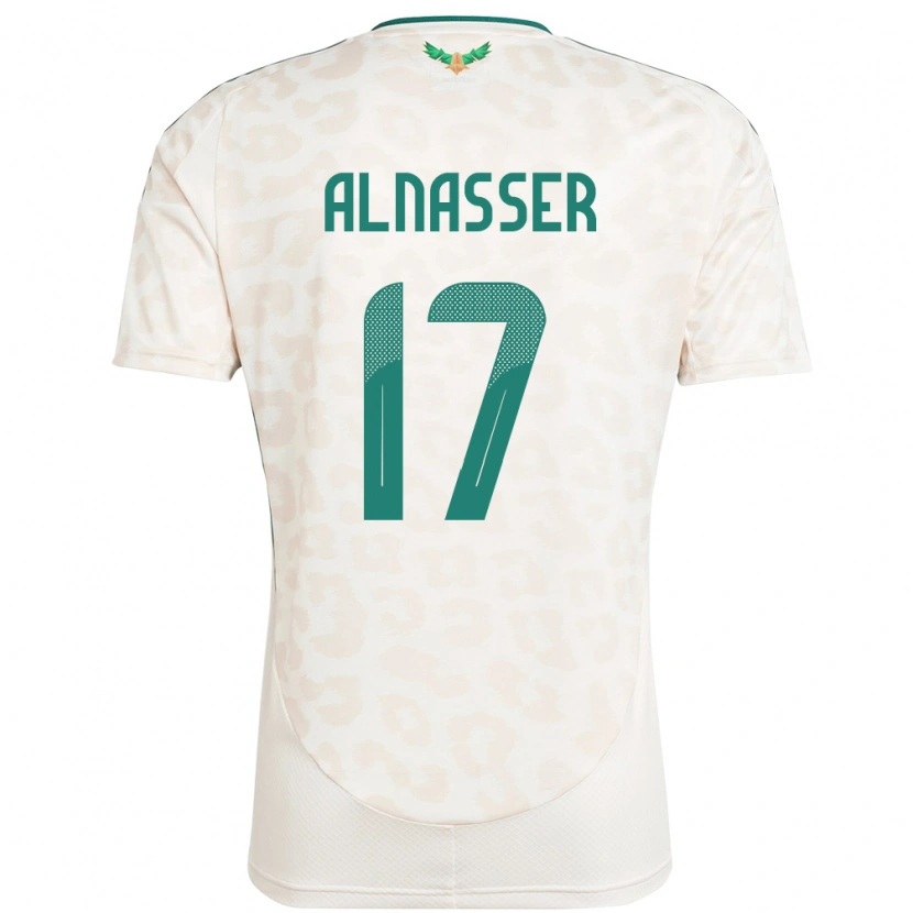 Danxen Damen Saudi-Arabien Saad Alnasser #17 Weiß Auswärtstrikot Trikot 24-26 T-Shirt