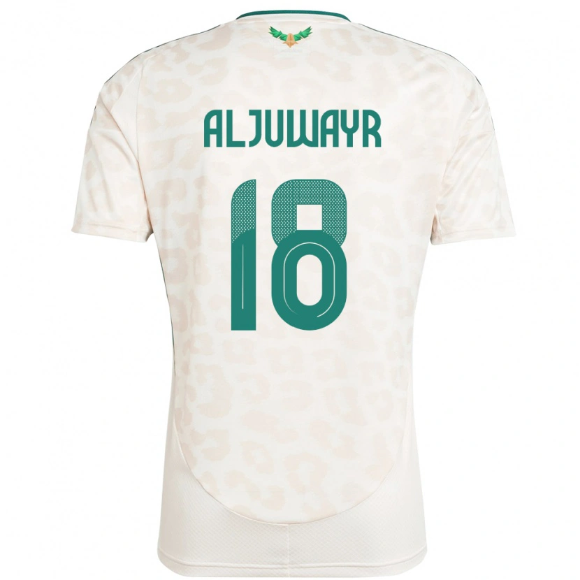 Danxen Damen Saudi-Arabien Musab Aljuwayr #18 Weiß Auswärtstrikot Trikot 24-26 T-Shirt