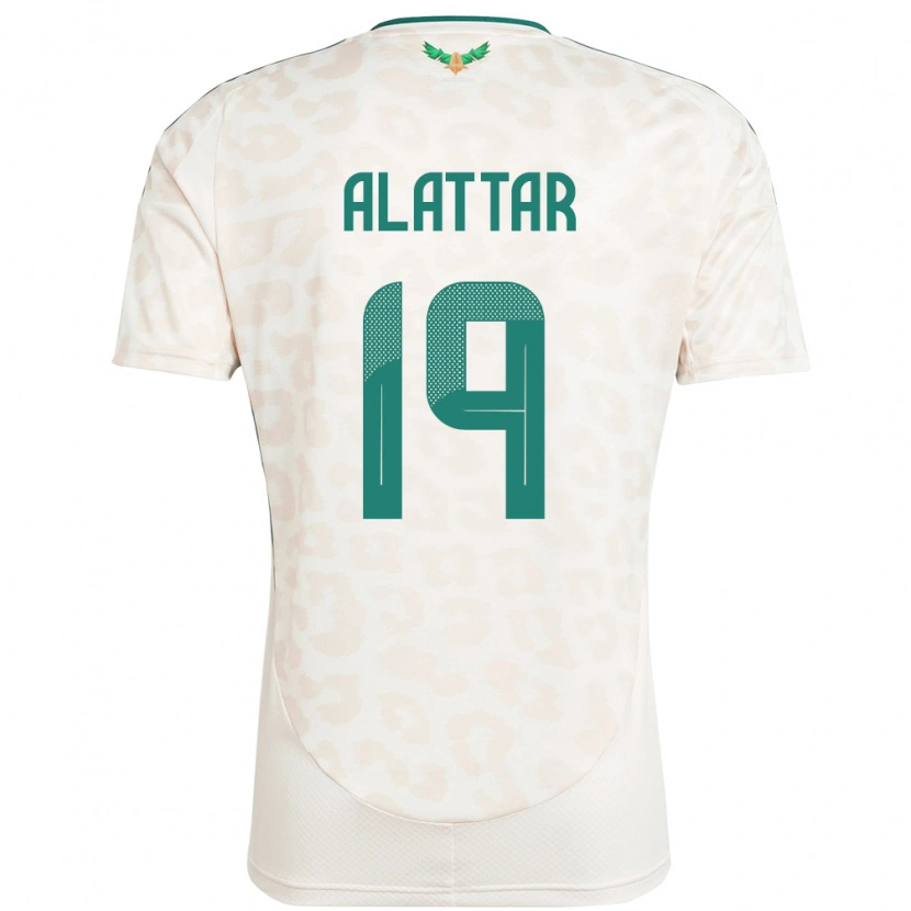 Danxen Damen Saudi-Arabien Ramiz Alattar #19 Weiß Auswärtstrikot Trikot 24-26 T-Shirt