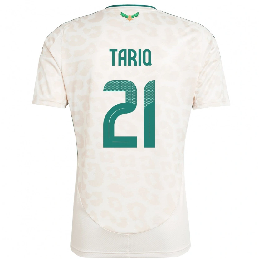 Danxen Damen Saudi-Arabien Juri Tariq #21 Weiß Auswärtstrikot Trikot 24-26 T-Shirt