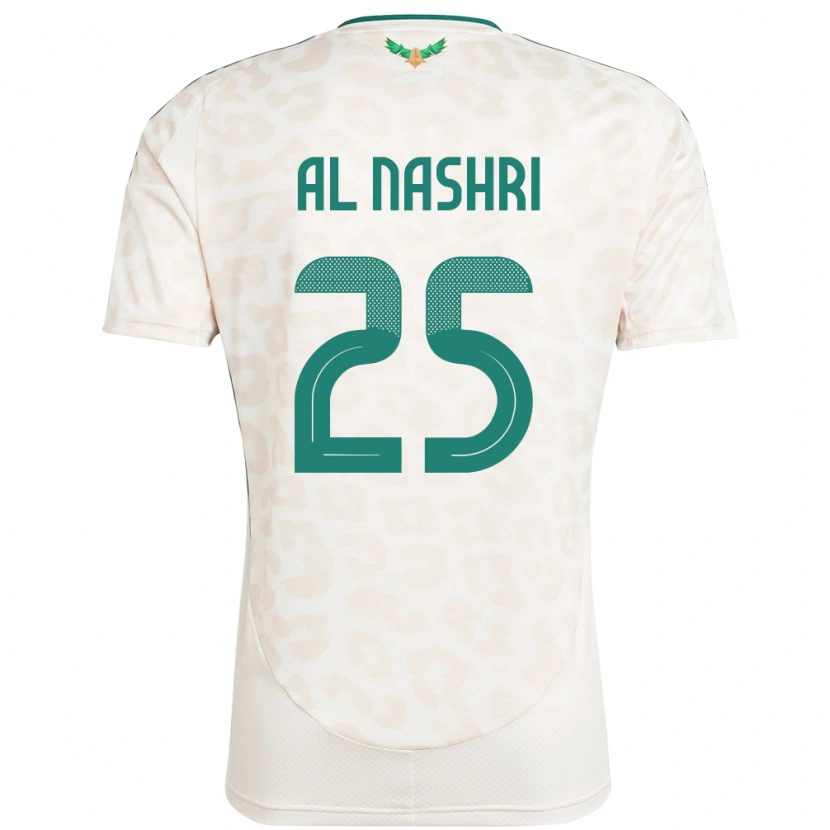 Danxen Damen Saudi-Arabien Awad Al Nashri #25 Weiß Auswärtstrikot Trikot 24-26 T-Shirt