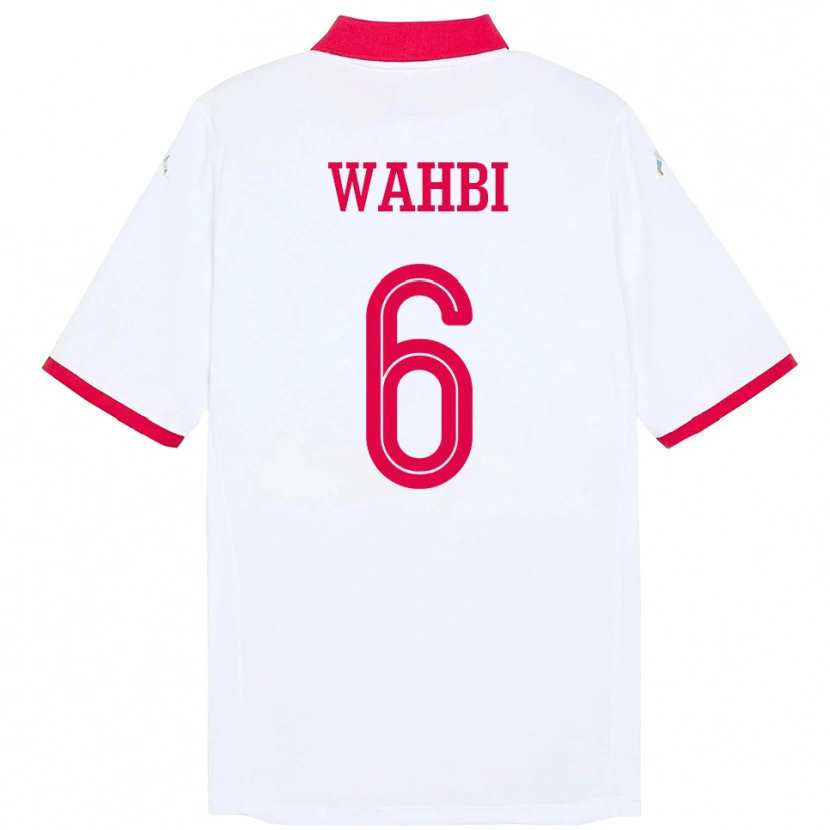 Danxen Damen Tunesien Gaith Wahbi #6 Weiß Auswärtstrikot Trikot 24-26 T-Shirt