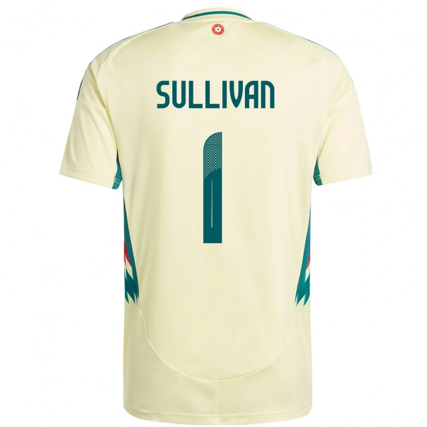 Danxen Damen Wales Laura O Sullivan #1 Beige Gelb Auswärtstrikot Trikot 24-26 T-Shirt