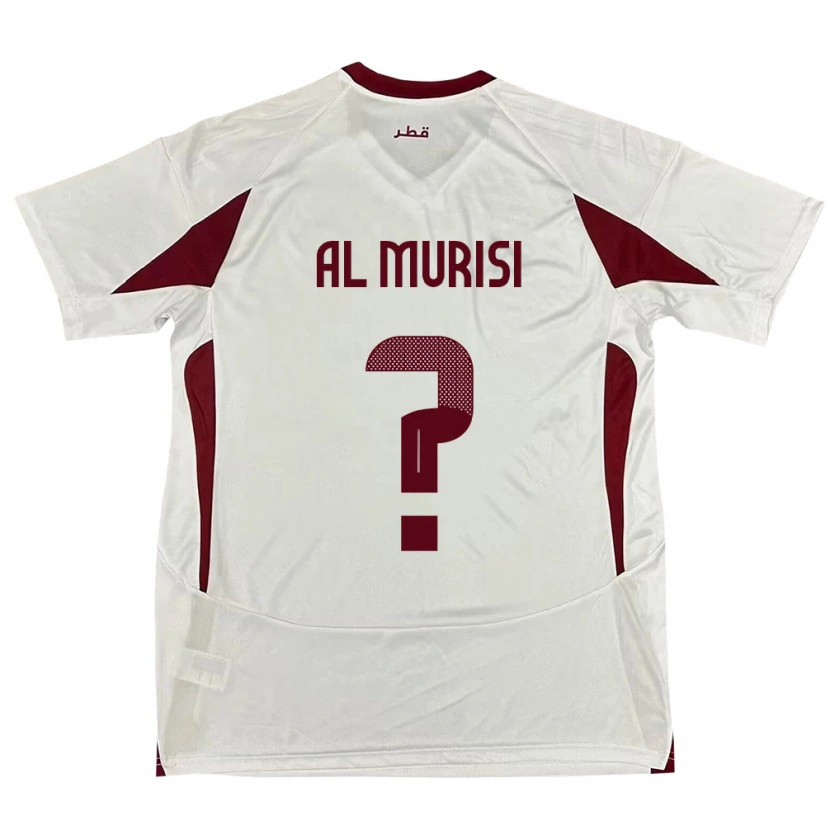 Danxen Damen Katar Abdallah Al Murisi #0 Weiß Auswärtstrikot Trikot 24-26 T-Shirt