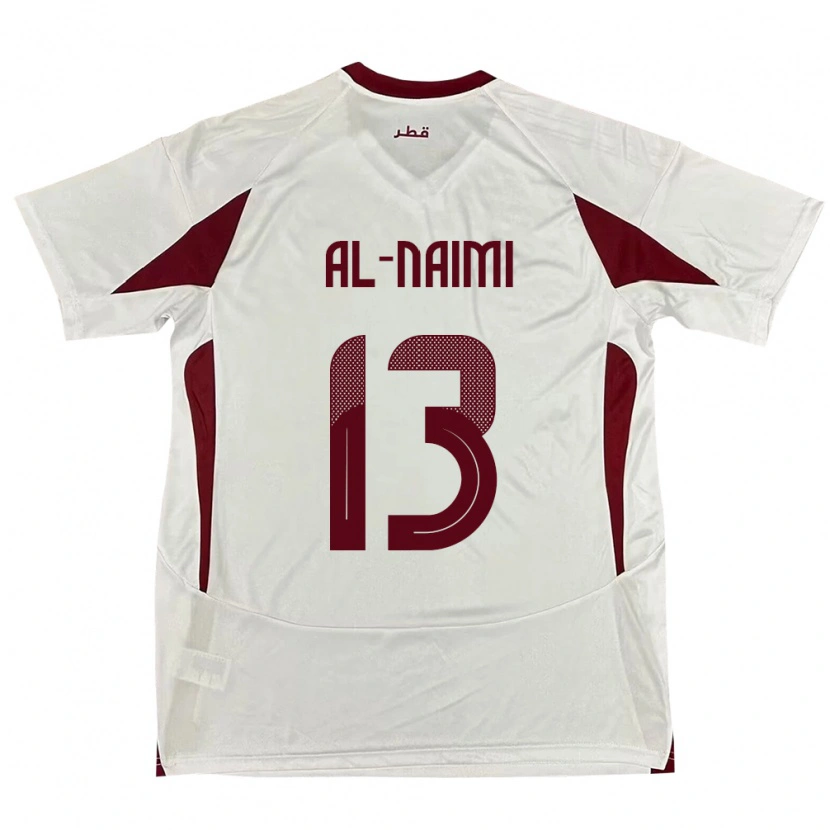 Danxen Damen Katar Zahra Al Naimi #13 Weiß Auswärtstrikot Trikot 24-26 T-Shirt