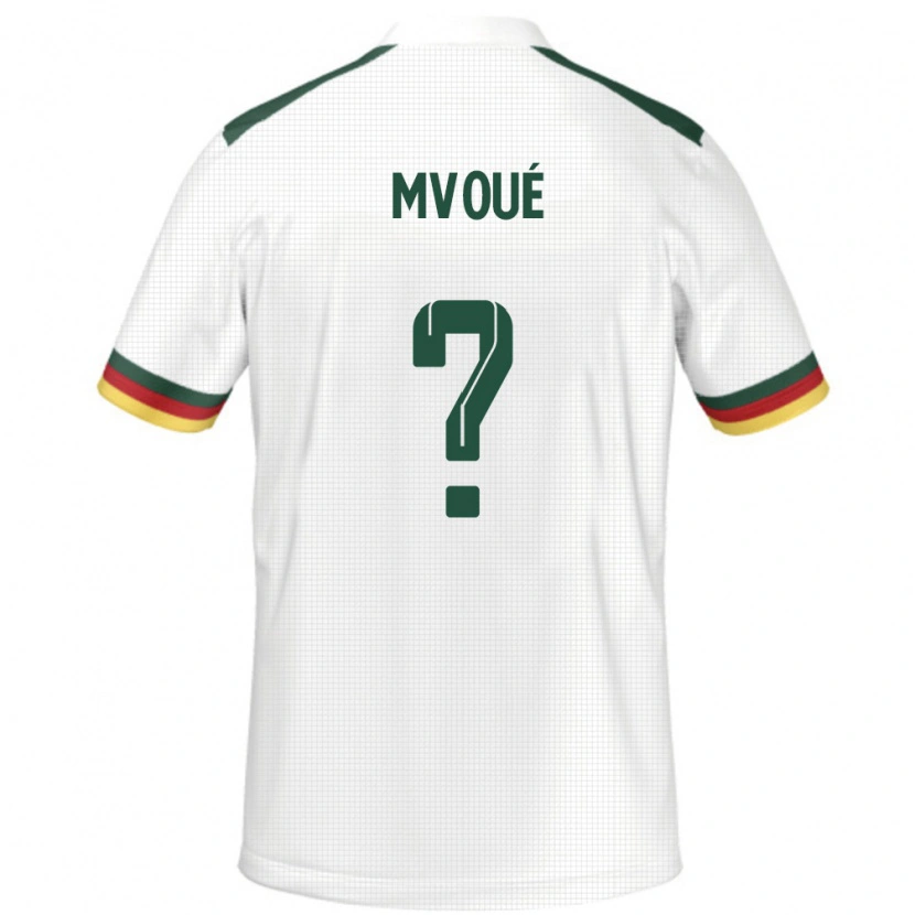 Danxen Damen Kamerun Steve Mvoué #0 Weiß Auswärtstrikot Trikot 24-26 T-Shirt