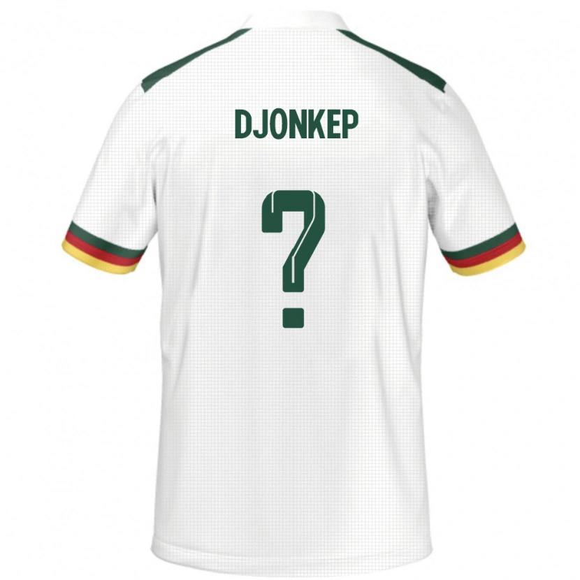 Danxen Damen Kamerun Harisson Djonkep #0 Weiß Auswärtstrikot Trikot 24-26 T-Shirt
