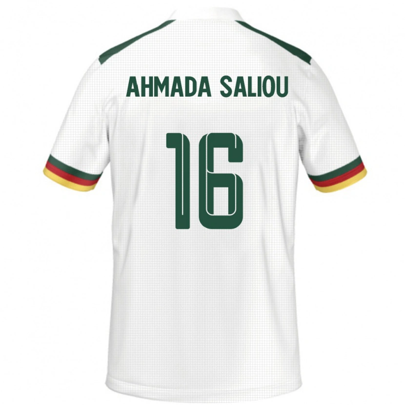 Danxen Damen Kamerun Mamoudou Ahmada Saliou #16 Weiß Auswärtstrikot Trikot 24-26 T-Shirt