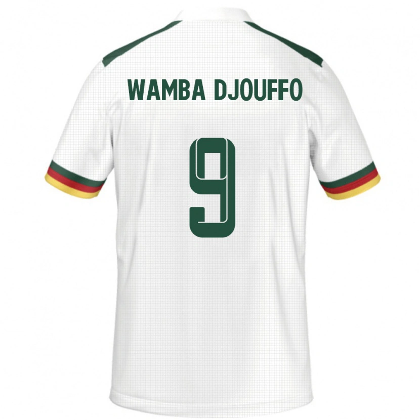 Danxen Damen Kamerun Leonel Wamba Djouffo #9 Weiß Auswärtstrikot Trikot 24-26 T-Shirt