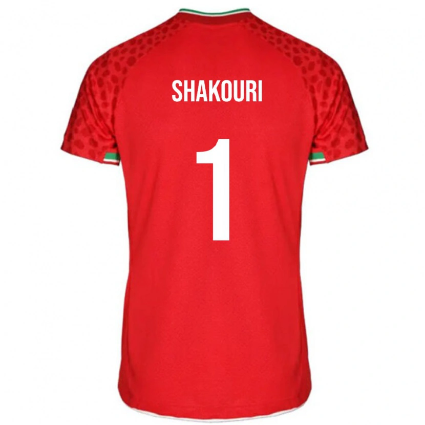 Danxen Damen Iran Arsha Shakouri #1 Rot Auswärtstrikot Trikot 24-26 T-Shirt