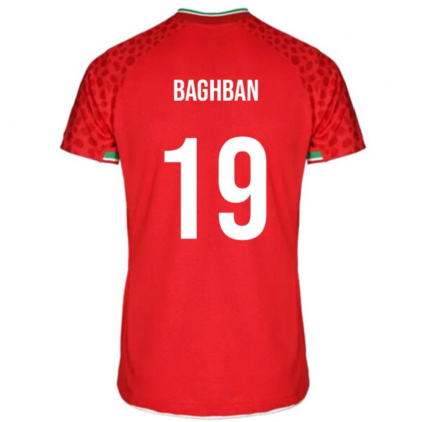 Danxen Damen Iran Hadi Baghban #19 Rot Auswärtstrikot Trikot 24-26 T-Shirt