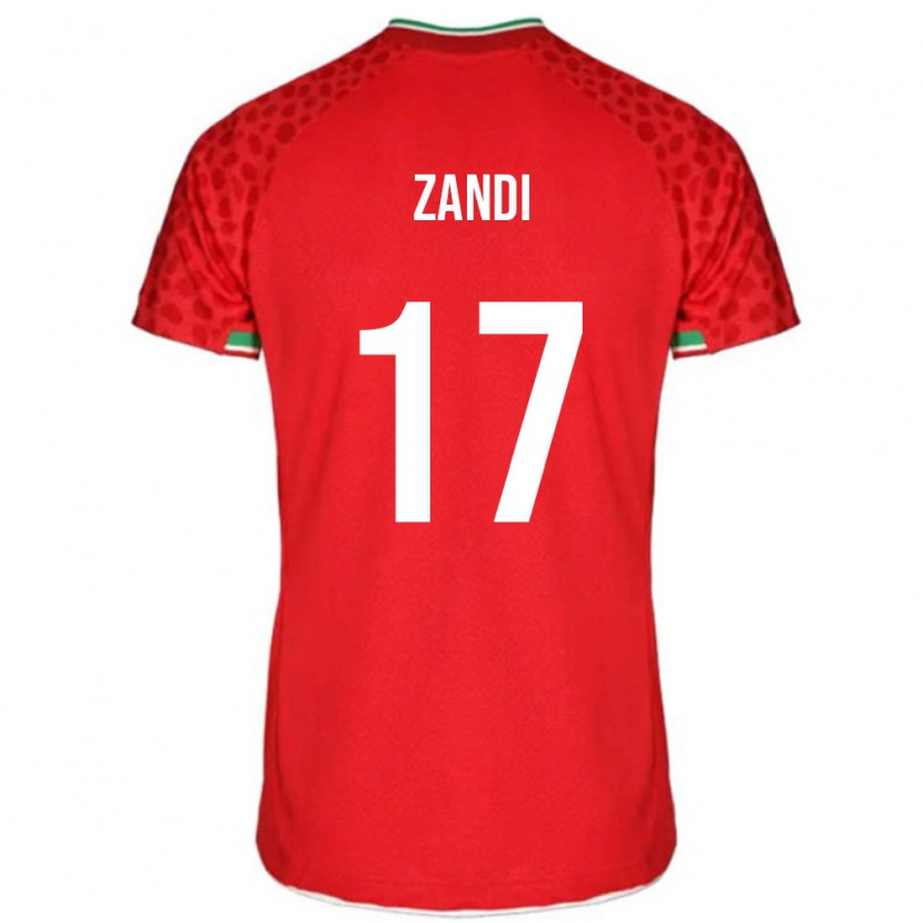 Danxen Damen Iran Negin Zandi #17 Rot Auswärtstrikot Trikot 24-26 T-Shirt