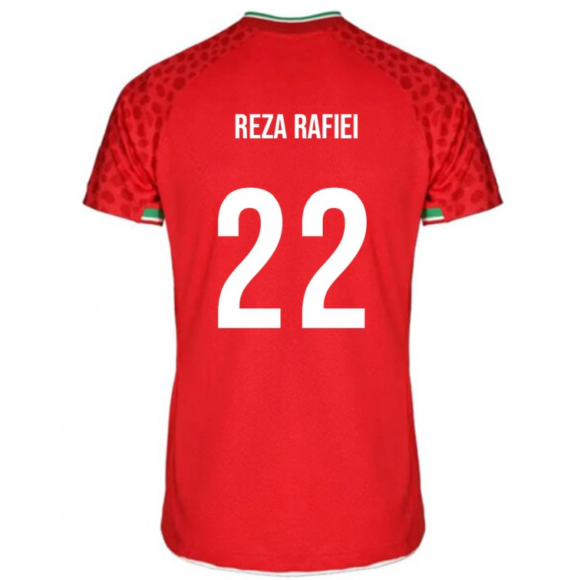 Danxen Damen Iran Amir Reza Rafiei #22 Rot Auswärtstrikot Trikot 24-26 T-Shirt