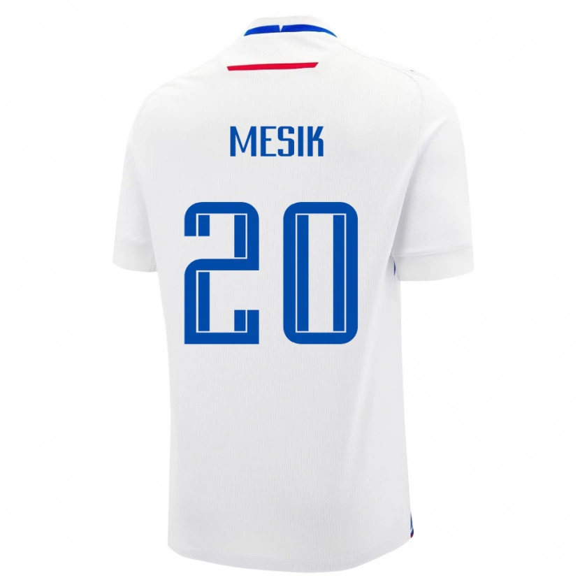 Danxen Damen Slowakei Ivan Mesik #20 Weiß Auswärtstrikot Trikot 24-26 T-Shirt