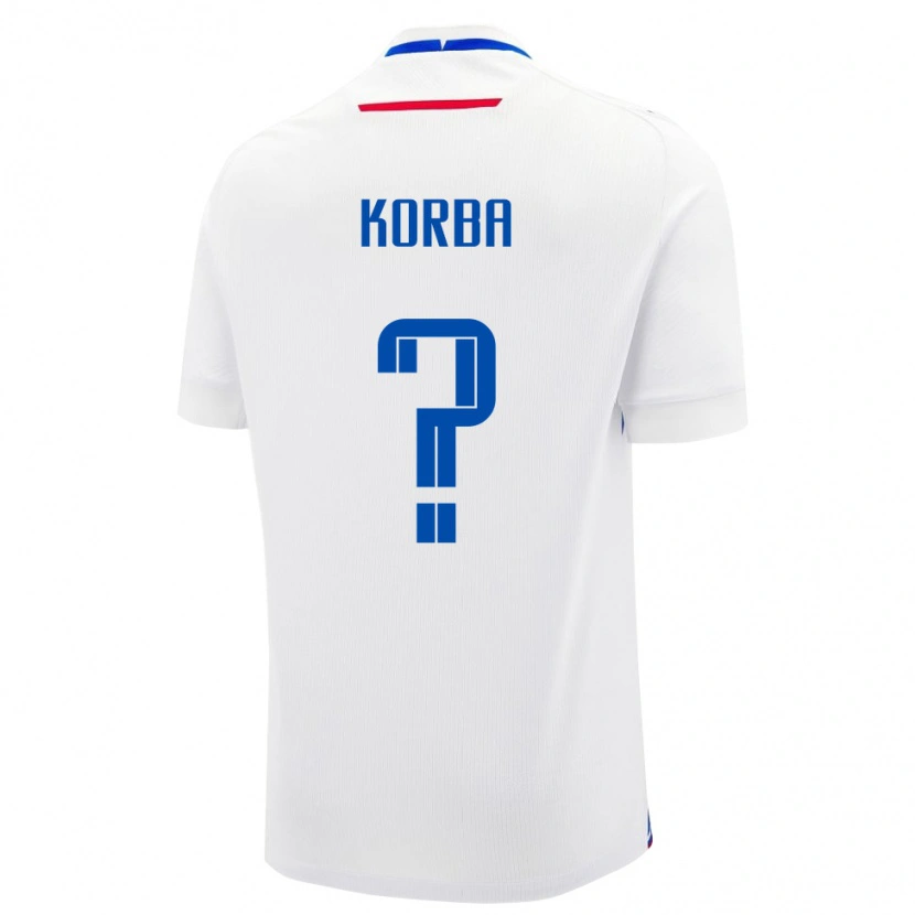 Danxen Damen Slowakei Rastislav Korba #0 Weiß Auswärtstrikot Trikot 24-26 T-Shirt