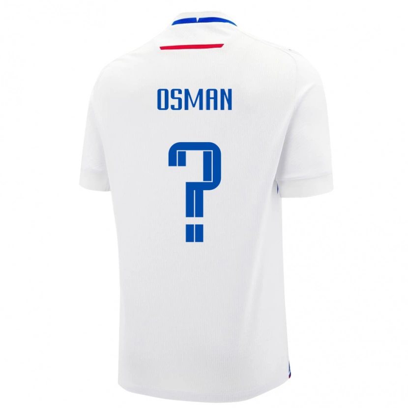 Danxen Damen Slowakei Daniel Osman #0 Weiß Auswärtstrikot Trikot 24-26 T-Shirt