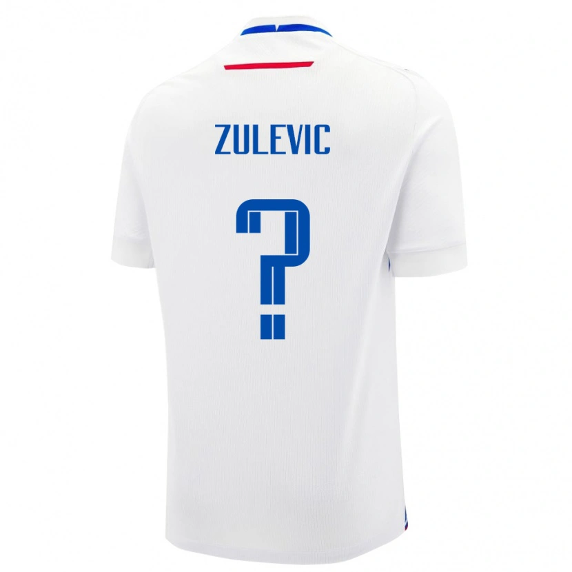 Danxen Damen Slowakei Adam Zulevic #0 Weiß Auswärtstrikot Trikot 24-26 T-Shirt