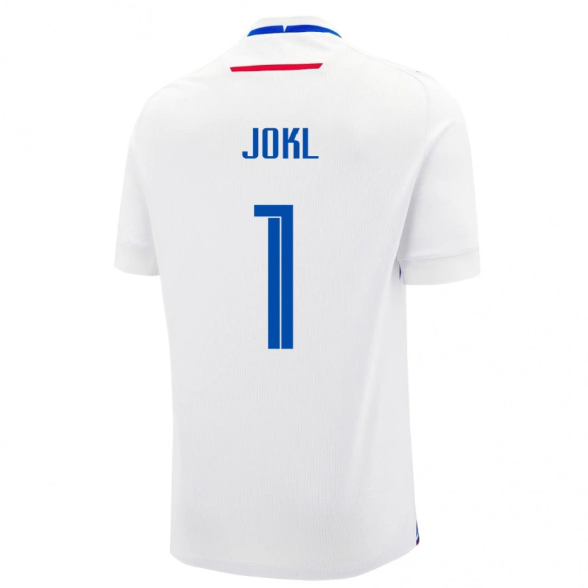 Danxen Damen Slowakei Jakub Jokl #1 Weiß Auswärtstrikot Trikot 24-26 T-Shirt