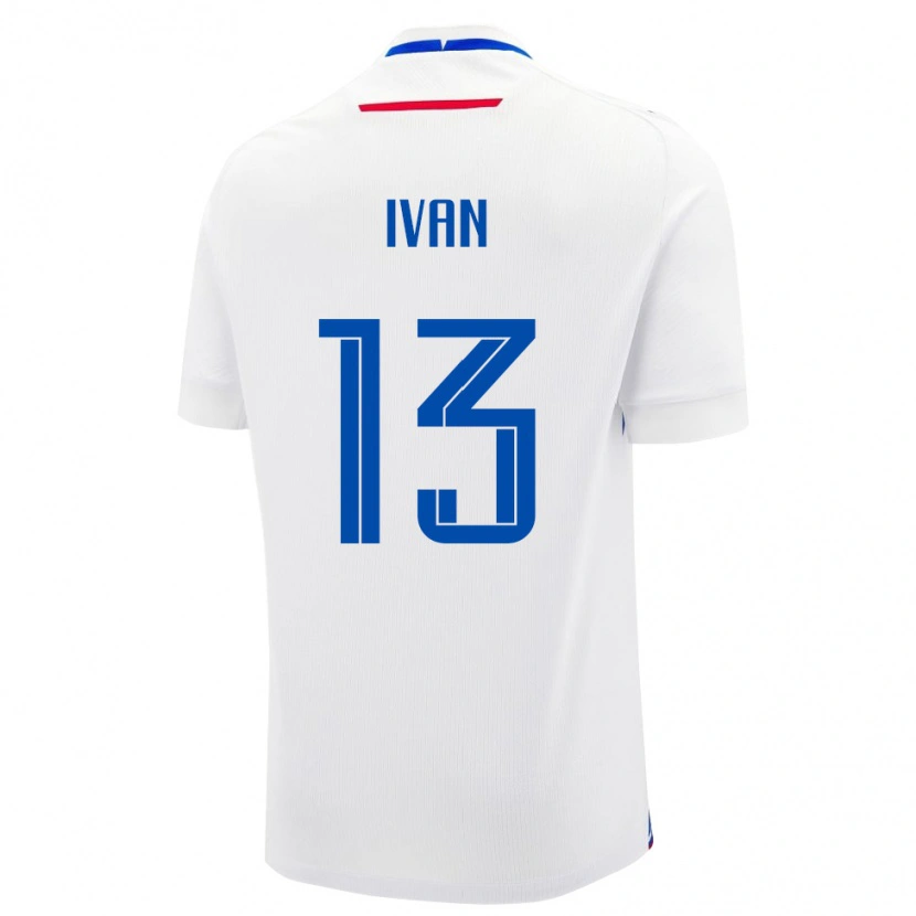 Danxen Damen Slowakei Matus Ivan #13 Weiß Auswärtstrikot Trikot 24-26 T-Shirt