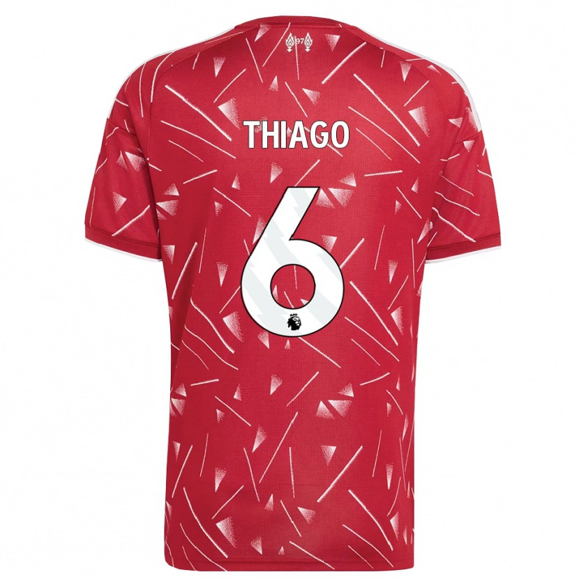 Danxen Damen Thiago #6 Weiß Rot Heimtrikot Trikot 2026/27 T-Shirt