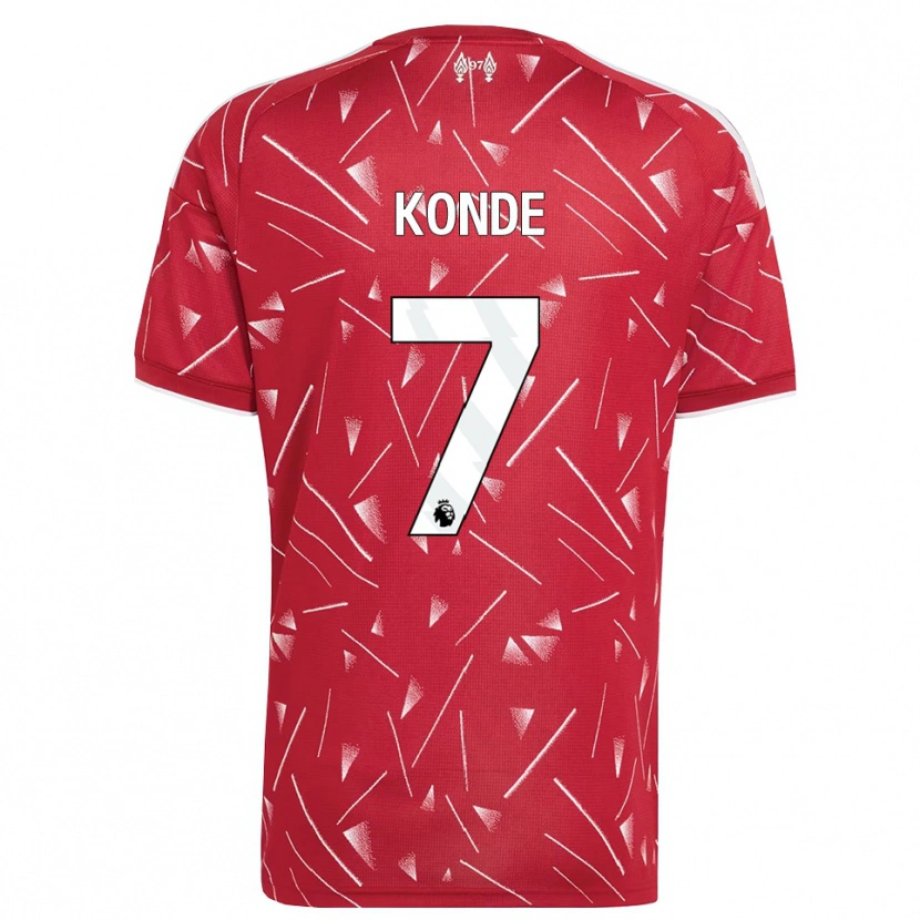 Danxen Damen Isaac Konde #7 Weiß Rot Heimtrikot Trikot 2026/27 T-Shirt