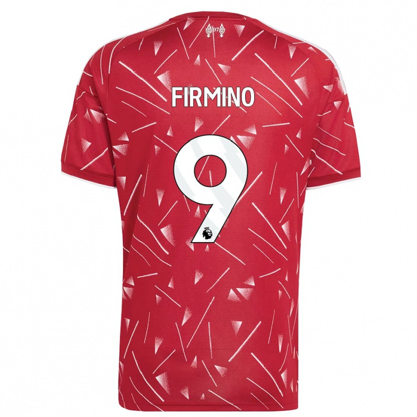 Danxen Damen Roberto Firmino #9 Weiß Rot Heimtrikot Trikot 2026/27 T-Shirt