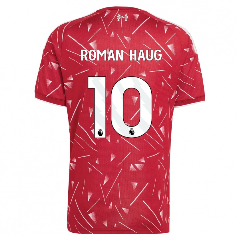 Danxen Damen Sophie Román Haug #10 Weiß Rot Heimtrikot Trikot 2026/27 T-Shirt