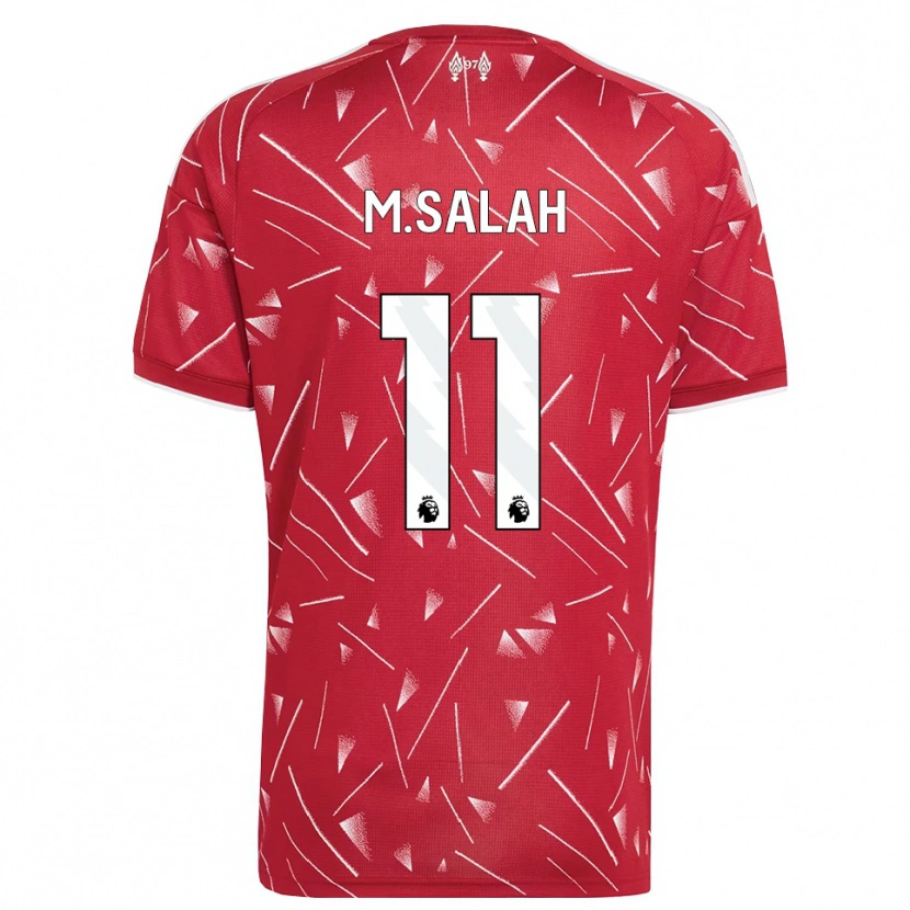 Danxen Damen Mohamed Salah #11 Weiß Rot Heimtrikot Trikot 2026/27 T-Shirt