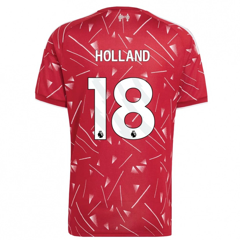 Danxen Damen Ceri Holland #18 Weiß Rot Heimtrikot Trikot 2026/27 T-Shirt