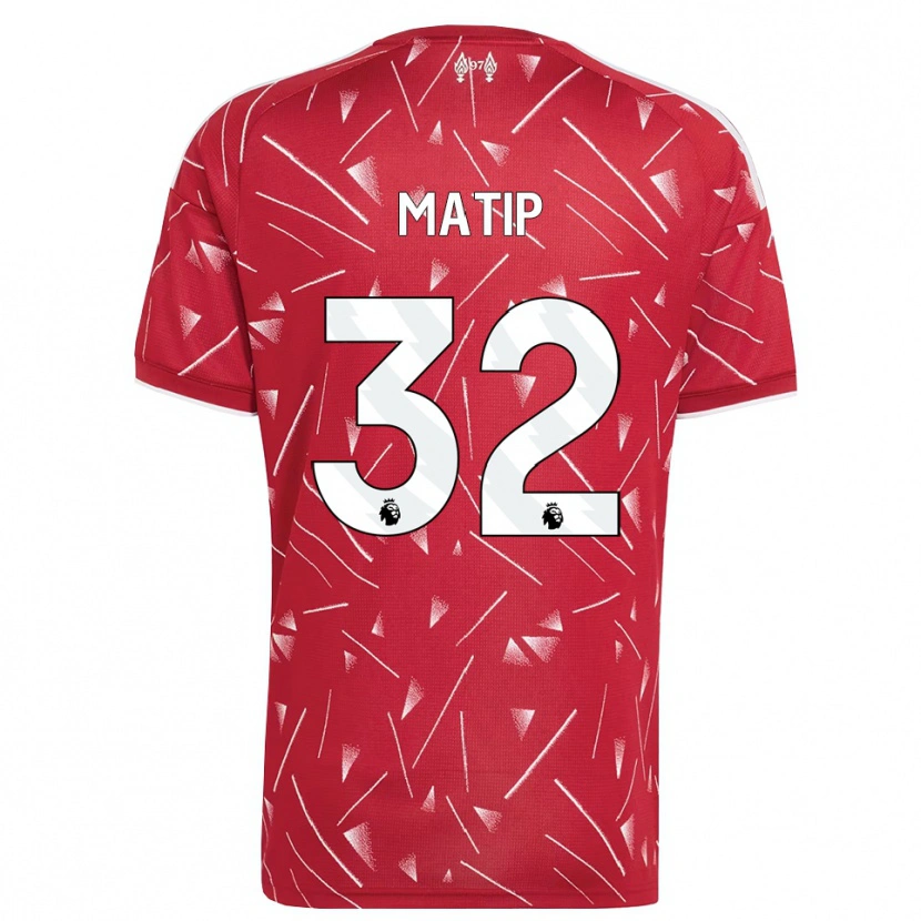 Danxen Damen Joel Matip #32 Weiß Rot Heimtrikot Trikot 2026/27 T-Shirt