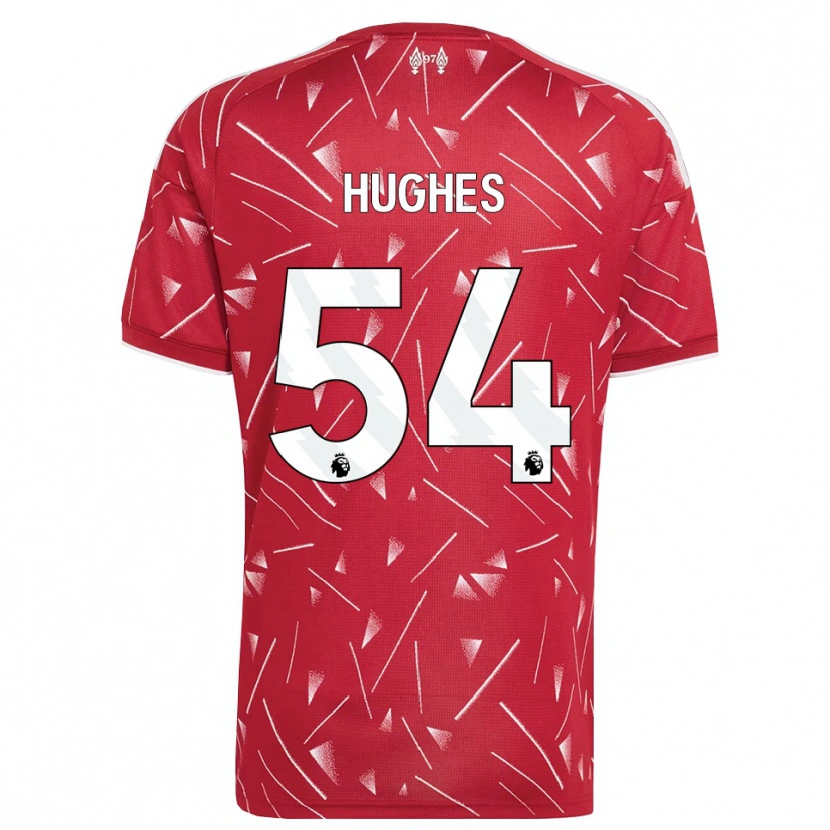 Danxen Damen Liam Hughes #54 Weiß Rot Heimtrikot Trikot 2026/27 T-Shirt