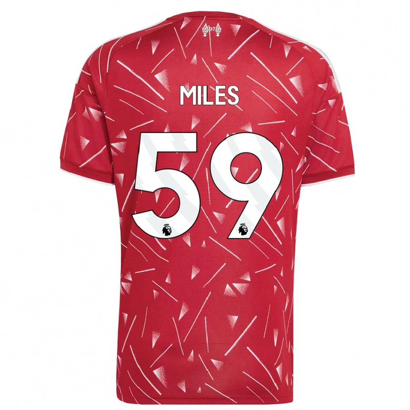 Danxen Damen Terence Miles #59 Weiß Rot Heimtrikot Trikot 2026/27 T-Shirt