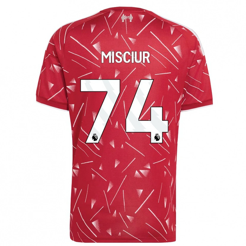 Danxen Damen Kornel Misciur #74 Weiß Rot Heimtrikot Trikot 2026/27 T-Shirt