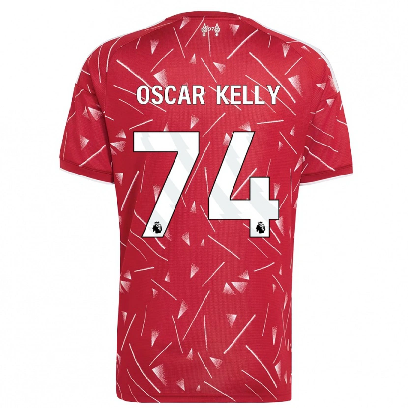 Danxen Damen Oscar Kelly #74 Weiß Rot Heimtrikot Trikot 2026/27 T-Shirt