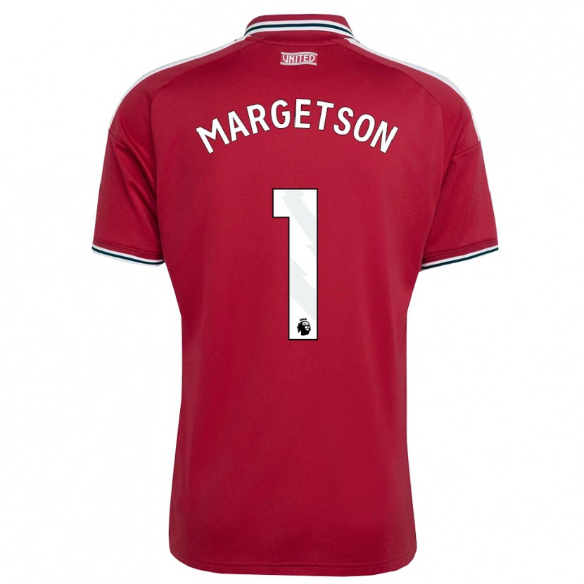 Danxen Damen Kit Margetson #1 Rot Gelb Weiß Heimtrikot Trikot 2026/27 T-Shirt