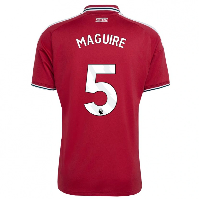 Danxen Damen Harry Maguire #5 Rot Gelb Weiß Heimtrikot Trikot 2026/27 T-Shirt