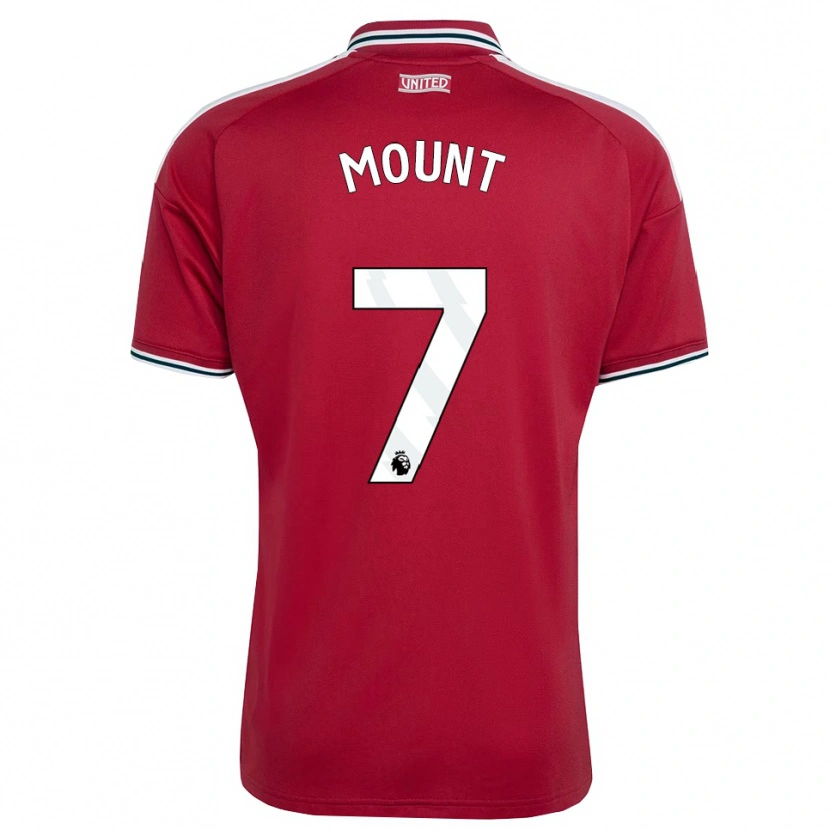 Danxen Damen Mason Mount #7 Rot Gelb Weiß Heimtrikot Trikot 2026/27 T-Shirt