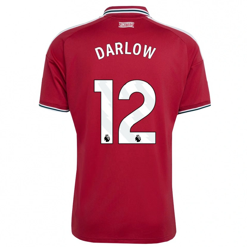 Danxen Damen Karl Darlow #12 Rot Gelb Weiß Heimtrikot Trikot 2026/27 T-Shirt