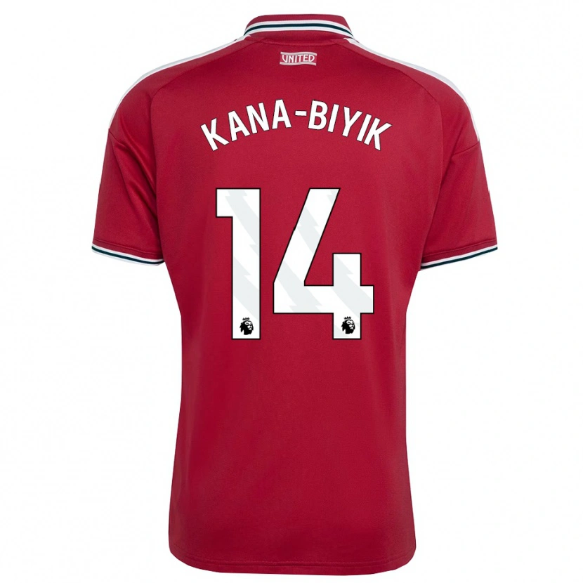 Danxen Damen Enzo Kana-Biyik #14 Rot Gelb Weiß Heimtrikot Trikot 2026/27 T-Shirt