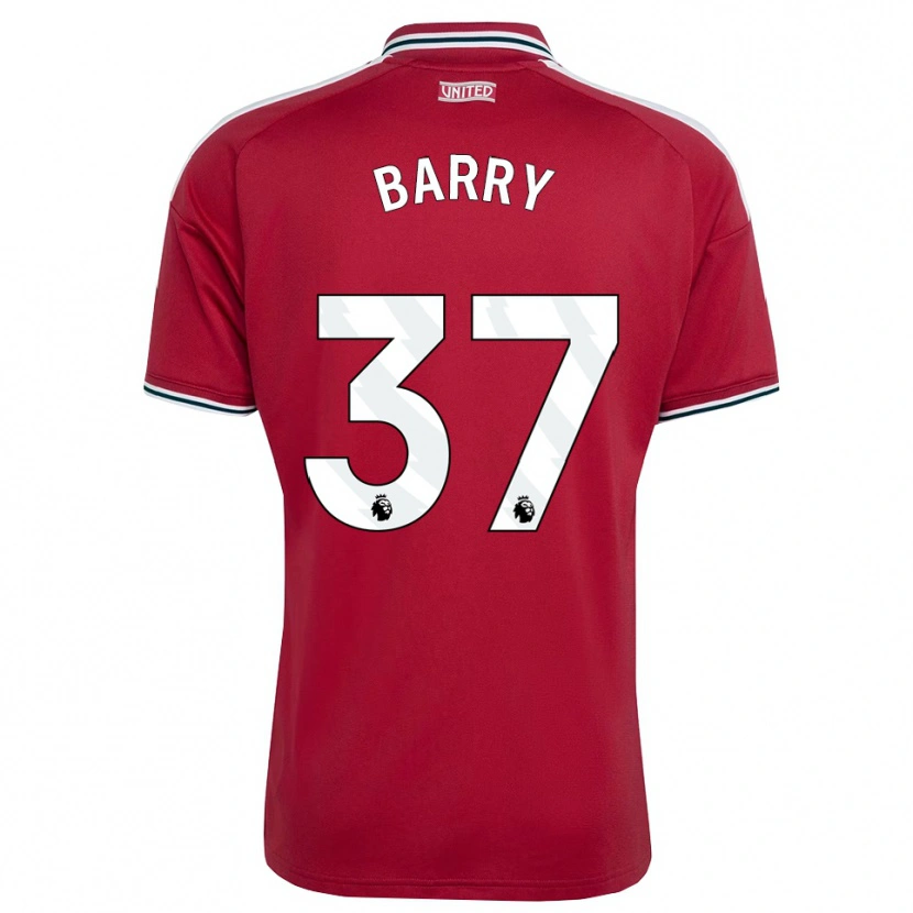 Danxen Damen Keira Barry #37 Rot Gelb Weiß Heimtrikot Trikot 2026/27 T-Shirt