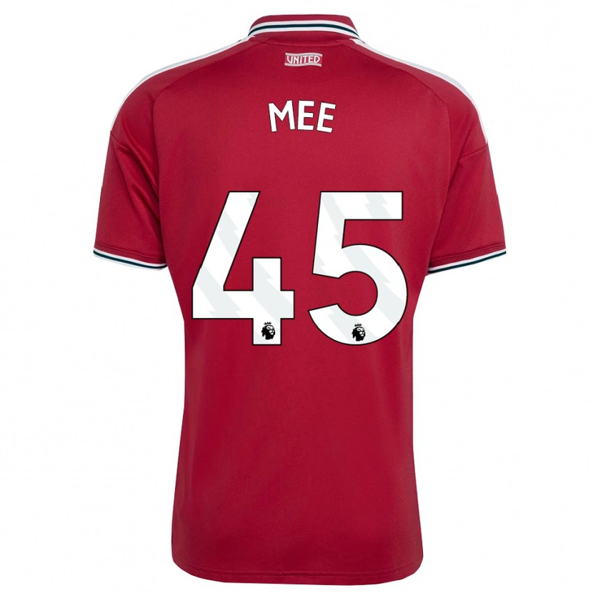 Danxen Damen Dermot Mee #45 Rot Gelb Weiß Heimtrikot Trikot 2026/27 T-Shirt