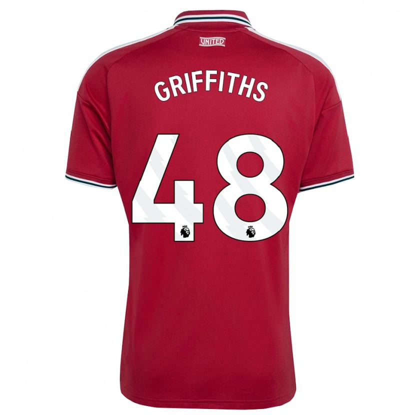 Danxen Damen Mared Griffiths #48 Rot Gelb Weiß Heimtrikot Trikot 2026/27 T-Shirt
