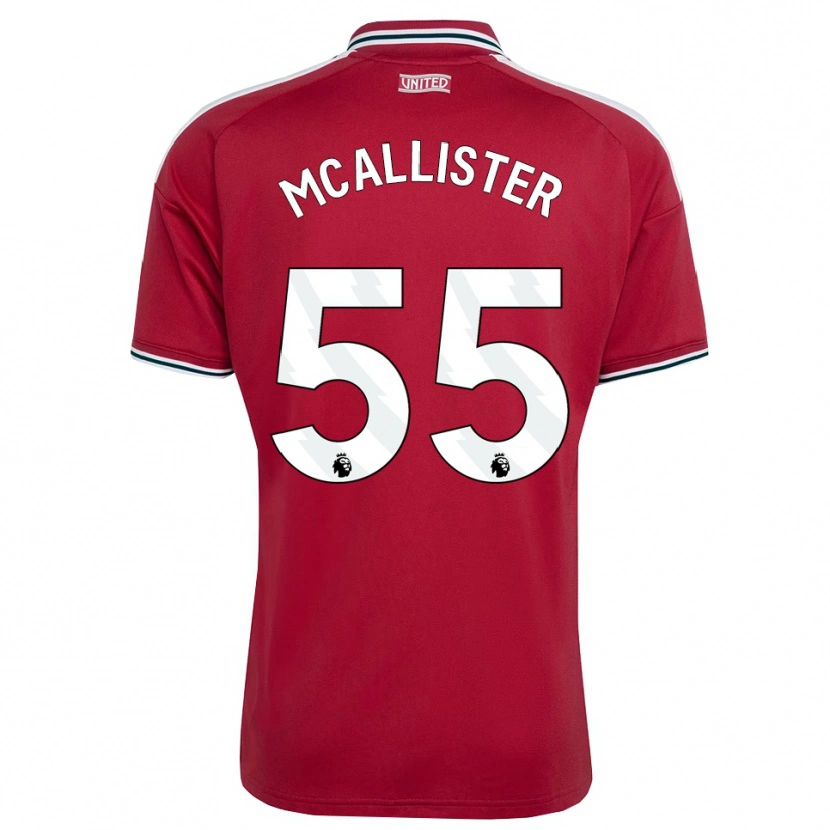 Danxen Damen Finley Mcallister #55 Rot Gelb Weiß Heimtrikot Trikot 2026/27 T-Shirt
